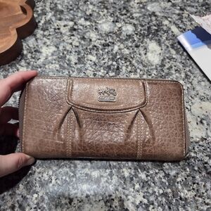 Coach Brown Leather Women's Wallet